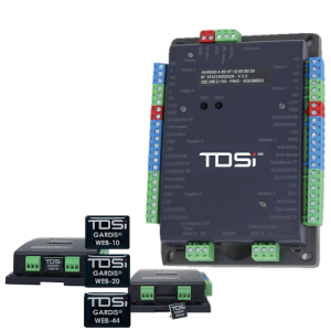 Foto van deurcontroller voor 4 deuren elektronische toegang voor 4 deuren of meer