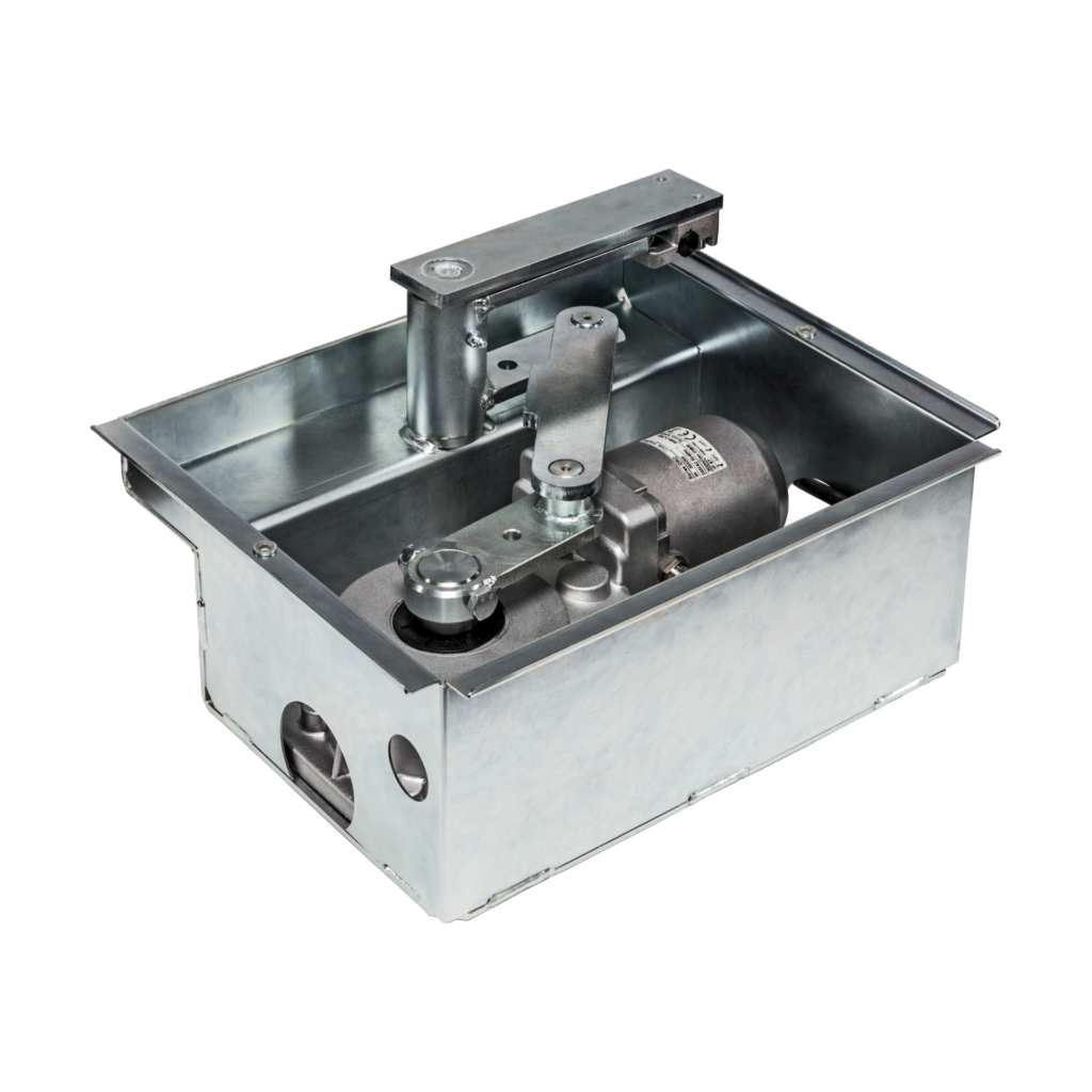 IPDOOR Ondergrondse poortmotor in fundatiebak Type IDRO